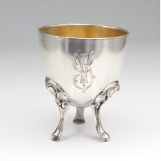  suport Art Nouveau, pentru ou. argint, import Rusia Imperiala. cca 1910